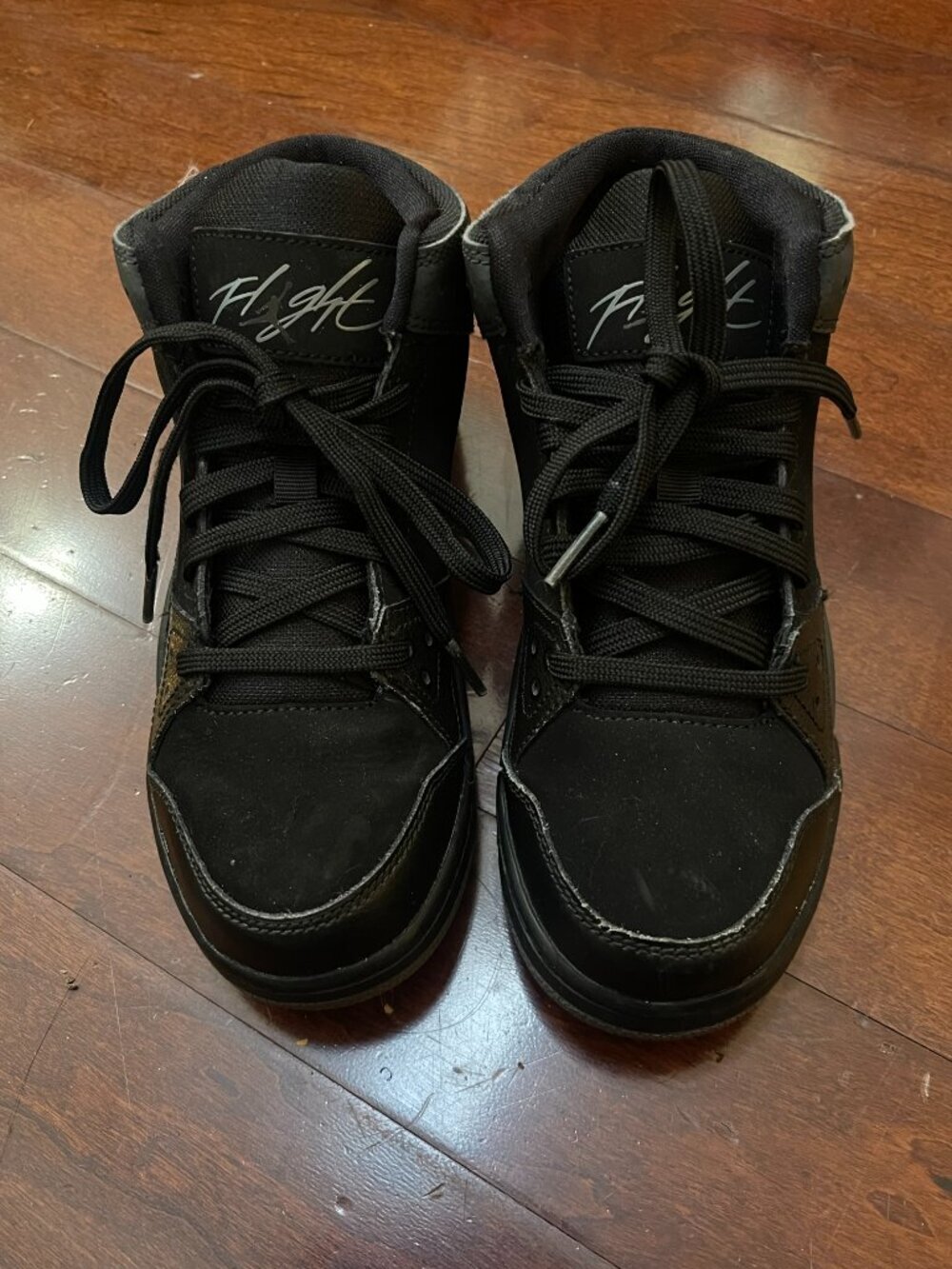 Nike Jordan Flight Origin BP Black Youth Size 3Y Sneakers - Picture 2 of 7
